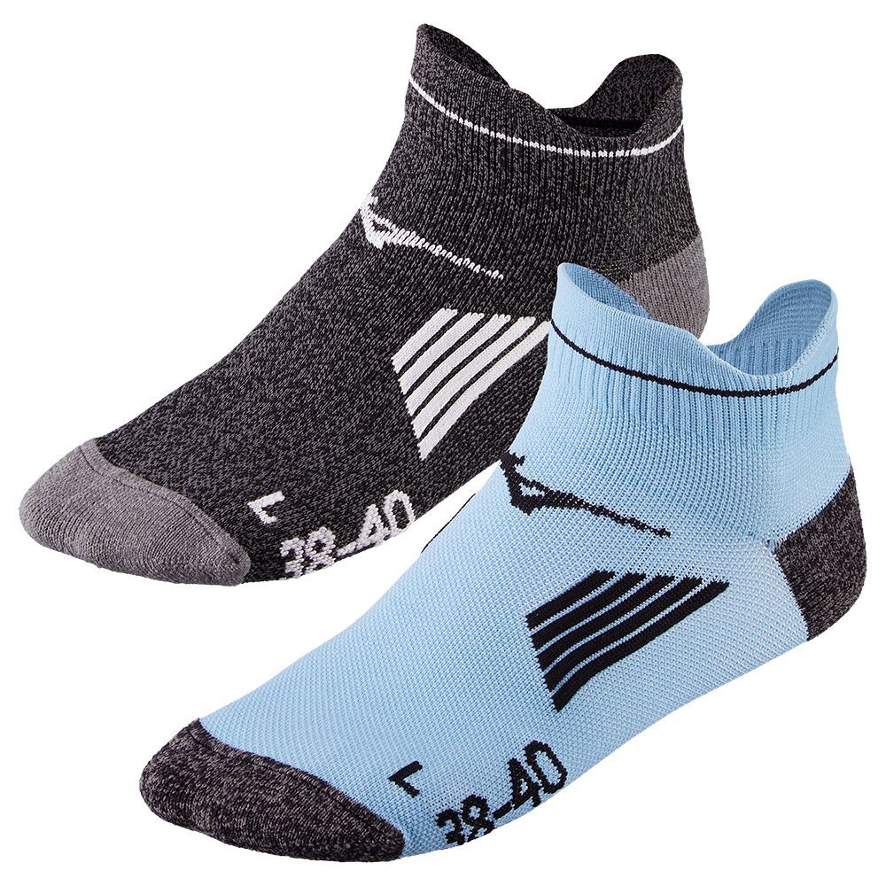 Black Blue Mizuno Active Training Mid 2p | RFNUCZ806