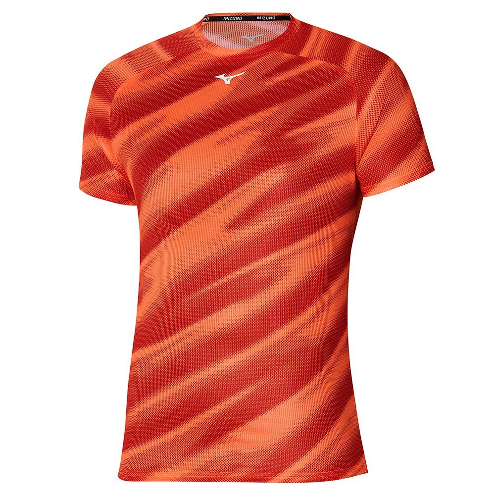 Black Mizuno Dryaeroflow Graphic Tee | DCEJLS614