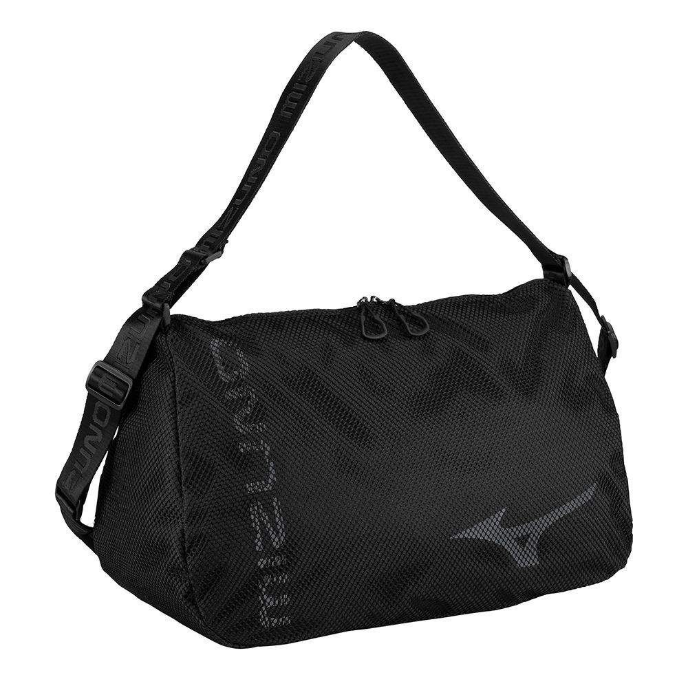 Black Mizuno Mesh Holdall 22 | ZEVWCK269
