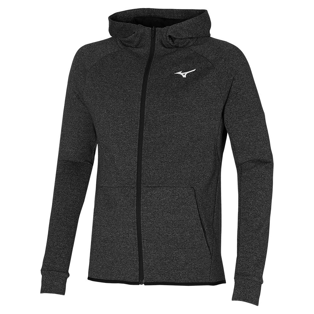 Black Mizuno Rb Sweat Hoodie | FTENBK618