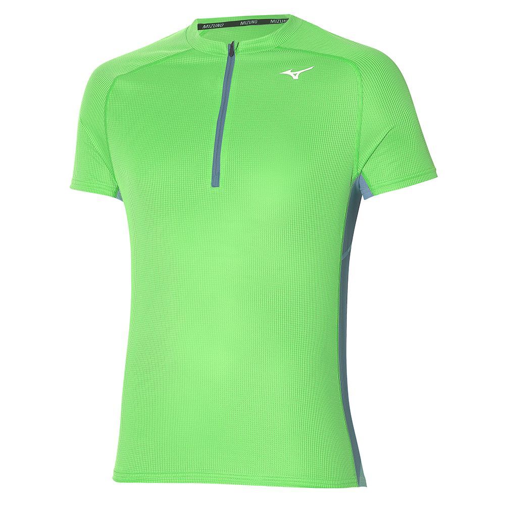 Black Mizuno Trail Dryaeroflow Hz Tee | MCPLZW029