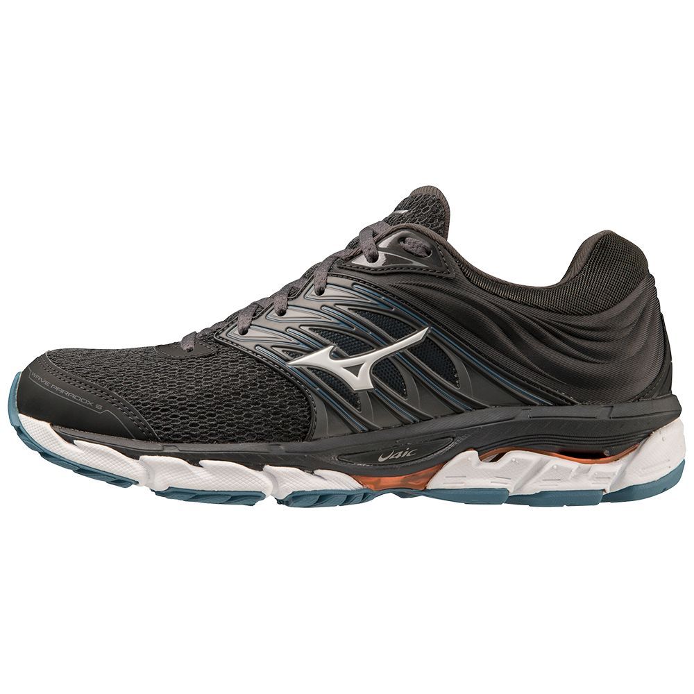 Black / Light Orange Mizuno Wave Paradox 5 | WQYAGF841