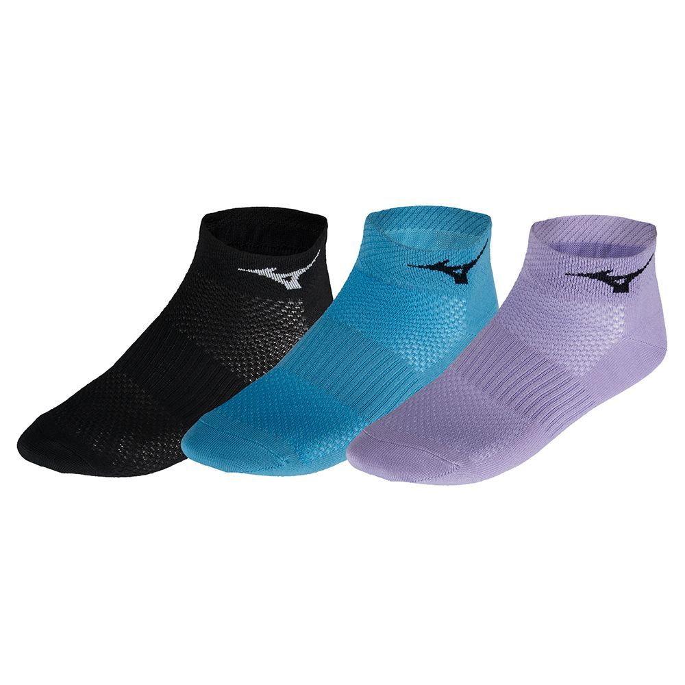 Black / Purple Mizuno Training Mid 3p | MUYRJF273