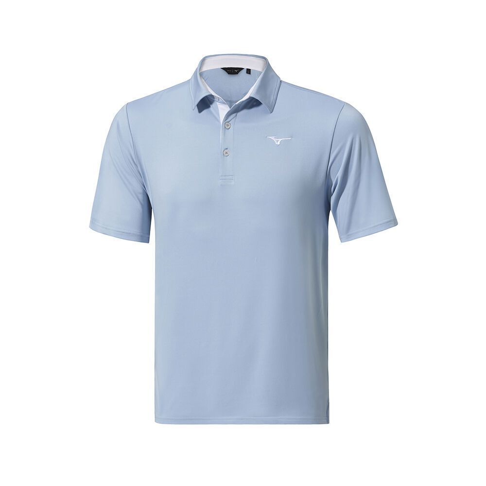 Blue Mizuno Qd Comp Polo | GKWAXJ961