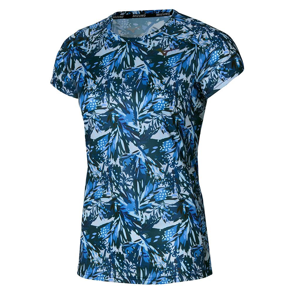 Blue Mizuno Two Loop 88 Tee Printed | WDCZLS157