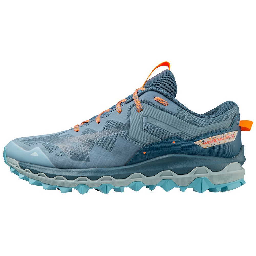 Blue / Blue / Light Orange Mizuno Wave Mujin 9 | PNOWXY276