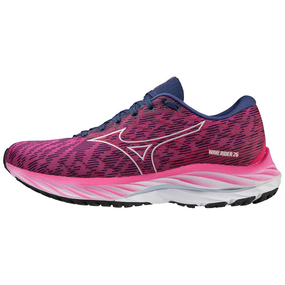 Fuchsia / Blue Mizuno Wave Rider 26 | ZEORLP370
