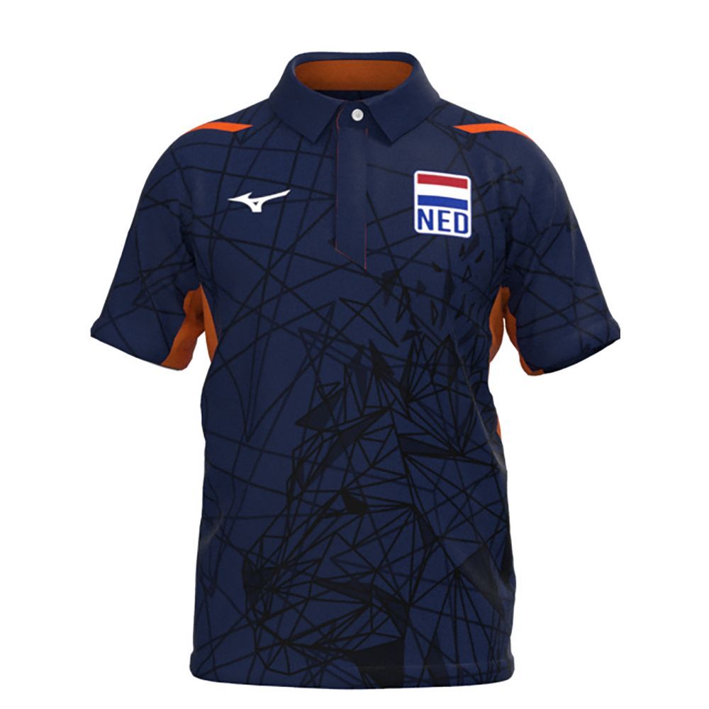 Red Mizuno Nevobo Freetime Polo | NWTJFD621