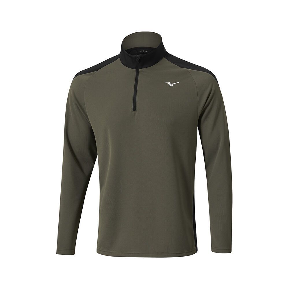 Turquoise / Green Mizuno Winter Breeze 1/4 Zip | BWSJYV230