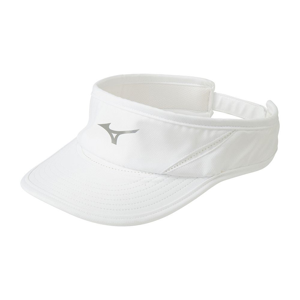 White Mizuno Drylite Visor | MPISUO438