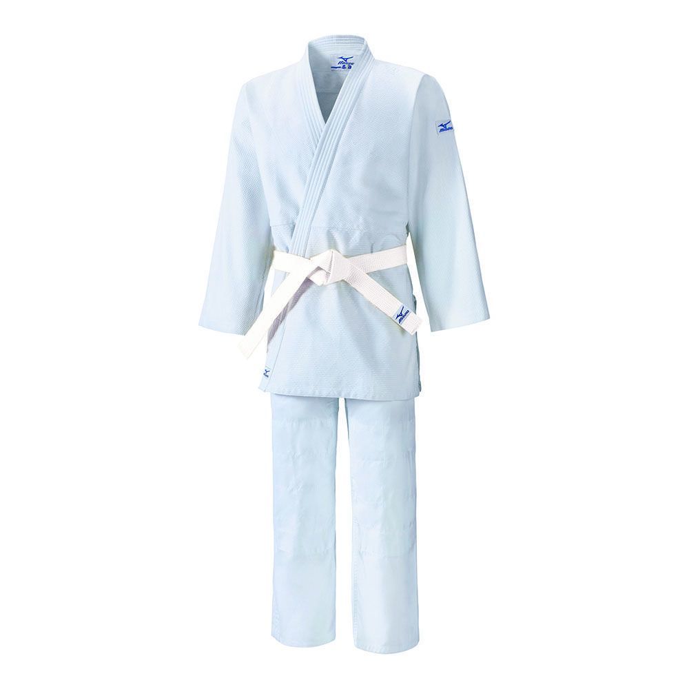 White Mizuno Kodomo Belt Jr | DGBFRU457