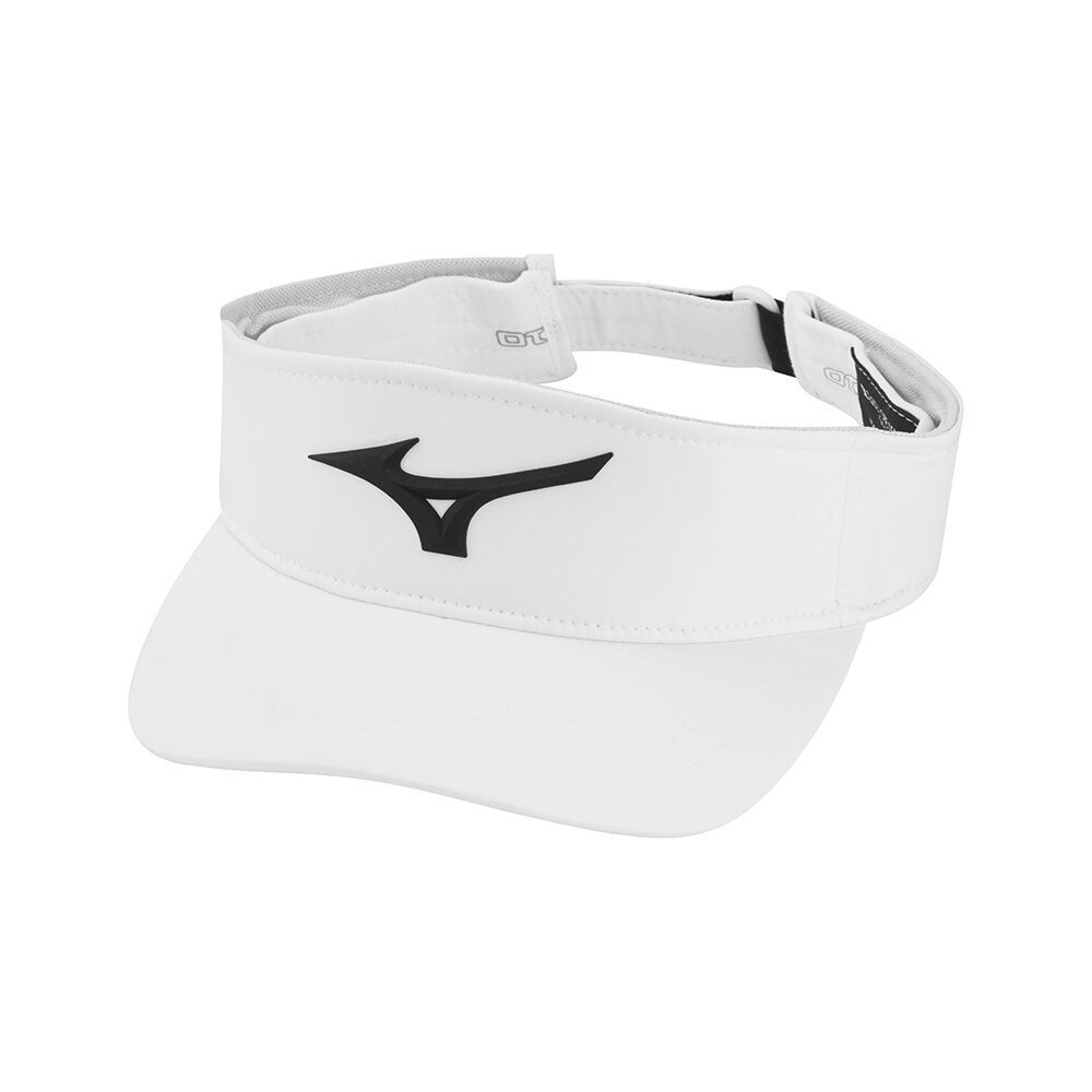 White Mizuno Tour Elite Visor | BMURFI067