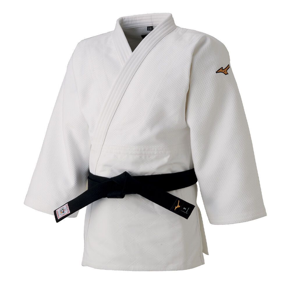 White Mizuno Yusho Best Ijf Slim-fit Jacket | GDXTYB057