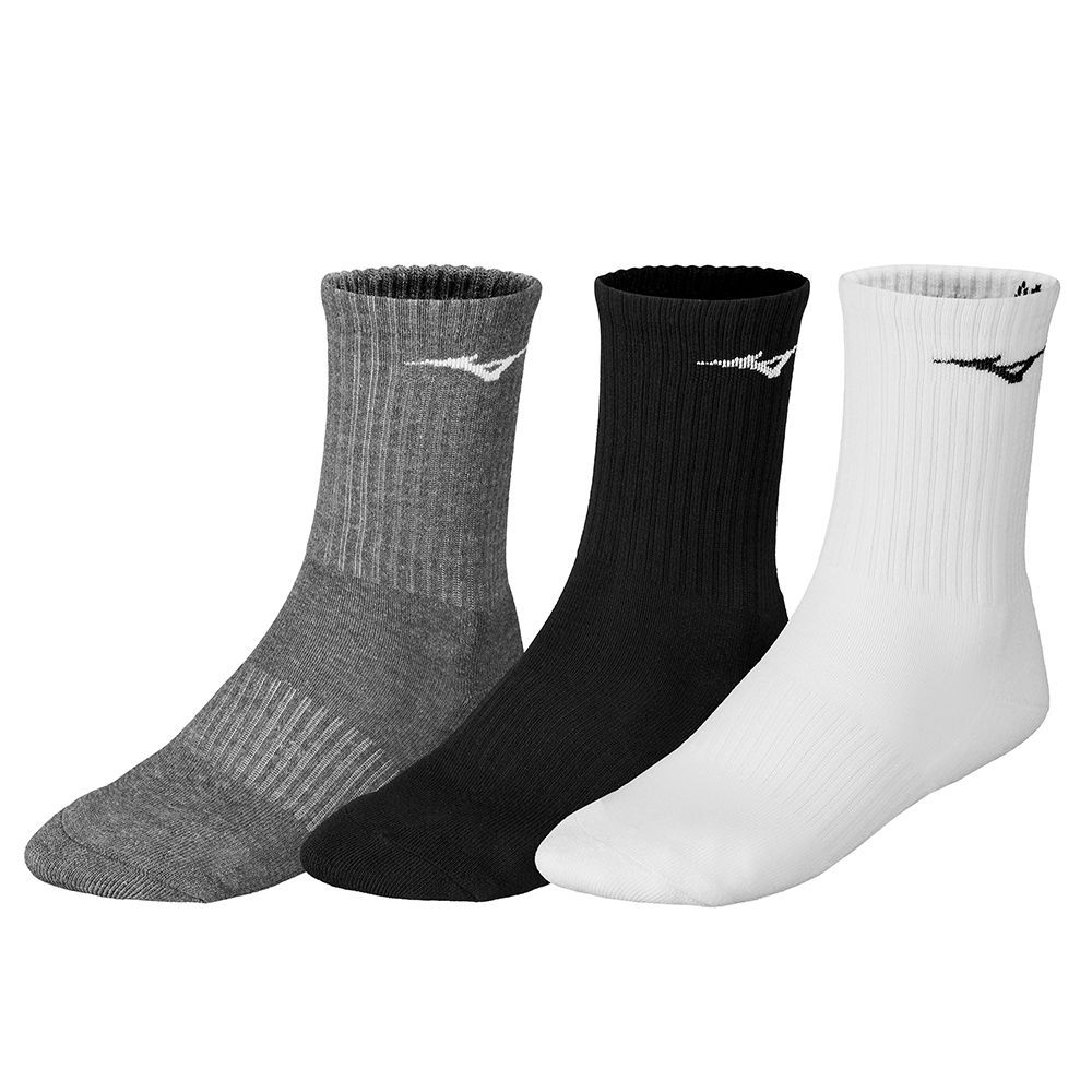 White / Black Mizuno Training 3p | WDLUNJ429