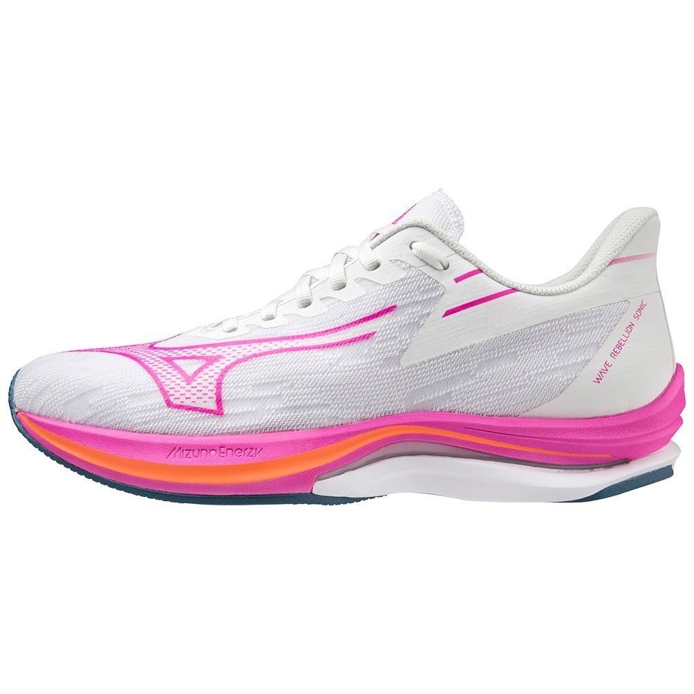 White / Blue Mizuno Wave Rebellion Sonic | GZDRAO281