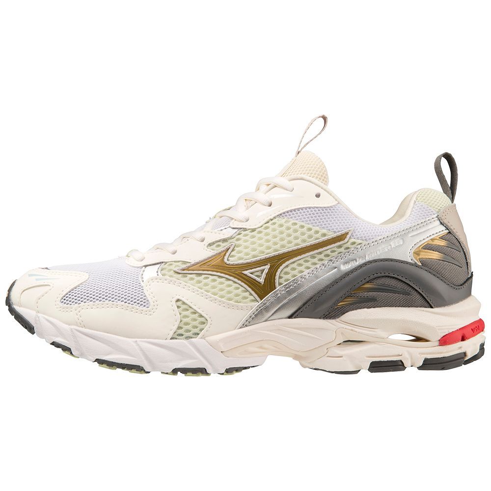 White / Silver Mizuno Wave Rider 10 | EKVMQG564