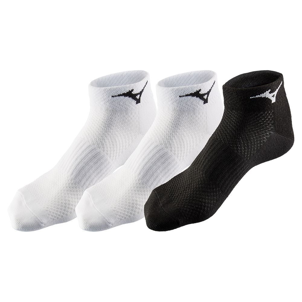 White / White / Black Mizuno Training Mid 3p | SIWXBE860